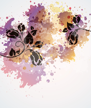 vintage roses  のイラスト素材