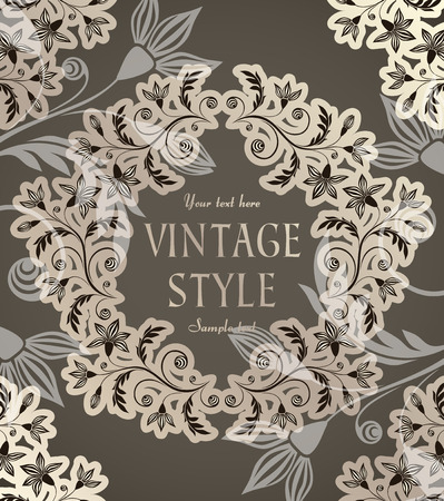 vintage background  のイラスト素材