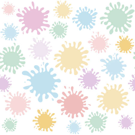 Pattern multicolored blots spots texture, wallpaper backgroundのイラスト素材