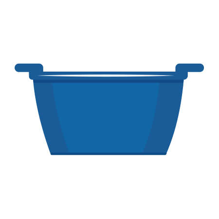 Insulated container for washing and cleaning, color vector illustration in the flat style.のイラスト素材