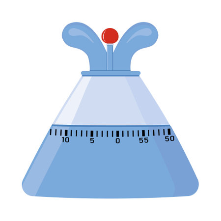 Kitchen timer, color vector isolated illustration.のイラスト素材