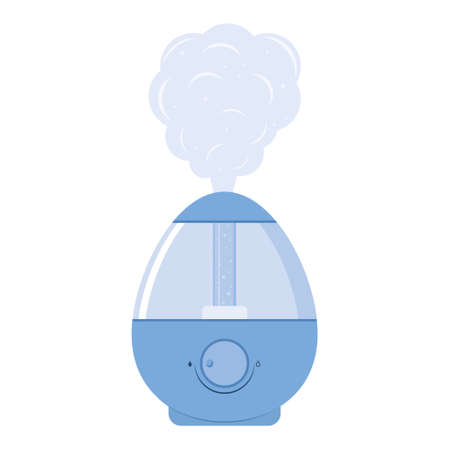 humidifier device, color isolated vector illustration.のイラスト素材