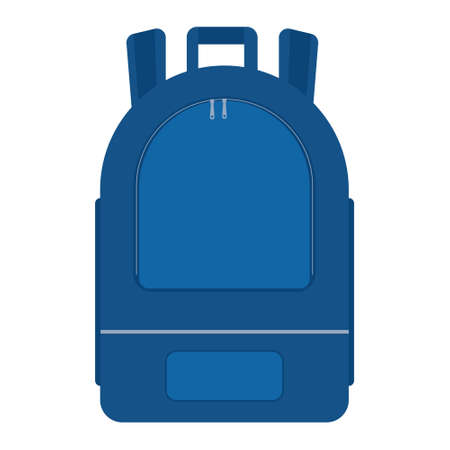 backpack bag isolated vector illustration on a white background.のイラスト素材
