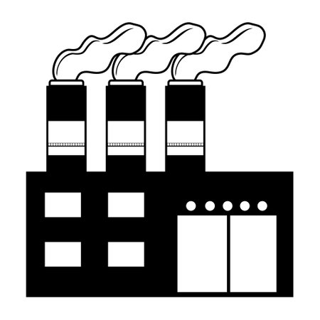 Vector icon, factory logo, factory logo. Industrial facility.のイラスト素材