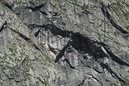Mountain rough stone texture closeup, natural backgroundの写真素材