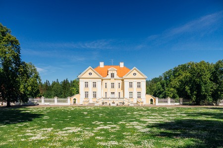 Baroque style facade of Palmse manor, Estonia