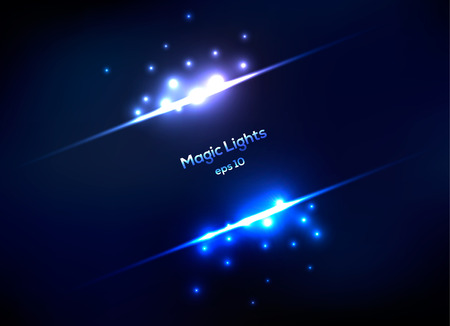 Magic lights abstract frame. Vector eps 10のイラスト素材