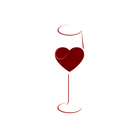 Glass Of Wine Iconのイラスト素材