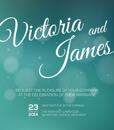 Save the date for personal holiday. Wedding invitation. Vector image.のイラスト素材