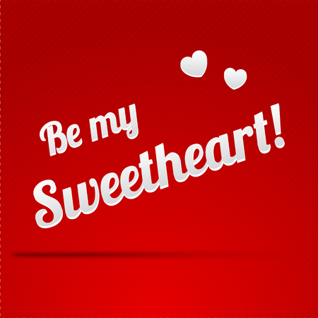 Original typographic card for Valentine\'s Day.  のイラスト素材