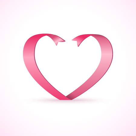 Heart illustration. Vector abstract valentines symbol eps 10のイラスト素材