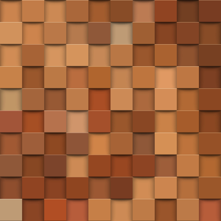 3d square mosaic. Vintage colorful texture. Vector illustrationのイラスト素材