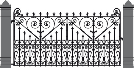 iron gateのイラスト素材
