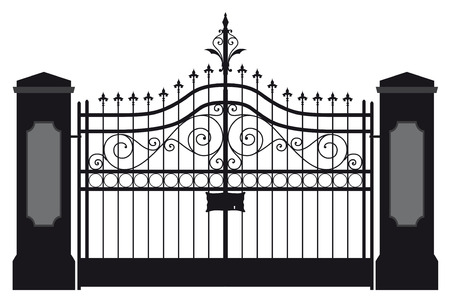 Iron gateのイラスト素材