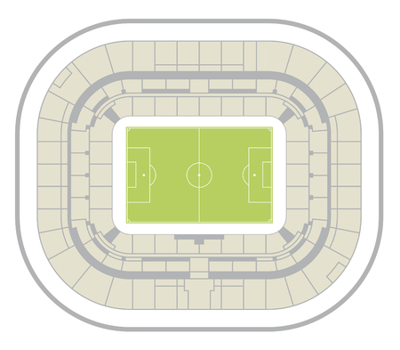 lyon stadium mapのイラスト素材