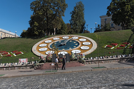 Makeshift memorial at Maydan Nezalezhnosti square in Kiev, Ukraineのeditorial素材