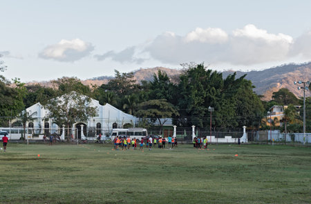 Isolated on white background stock photography Young couple in loveのeditorial素材