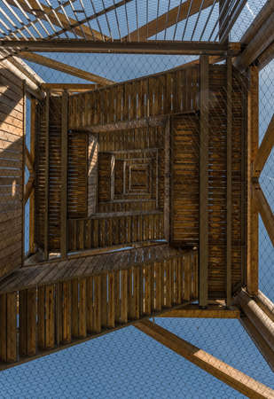 Ruins of an abandoned former paper millの写真素材