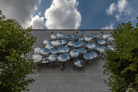 staedel museum, art museum in frankfurt am main, germanyのeditorial素材