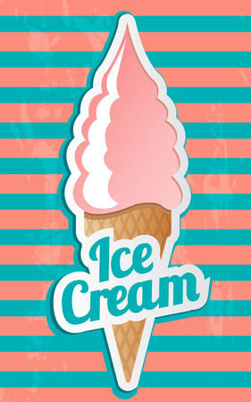 vector ice creamのイラスト素材