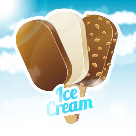 vector ice creamのイラスト素材