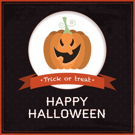 vector Halloween cardのイラスト素材