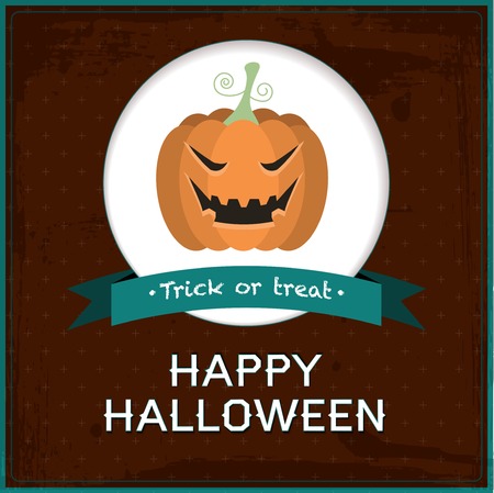vector Halloween cardのイラスト素材