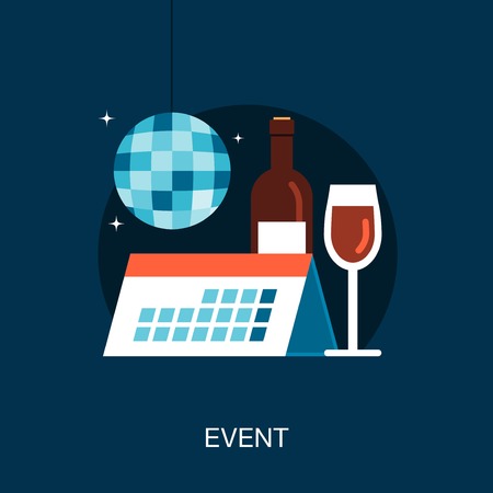 conceptual banner representing an event, illustrationのイラスト素材