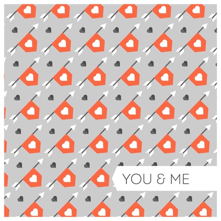 love patternのイラスト素材