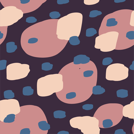 Beautiful abstract seamless pattern. Handcrafted artistic style. Perfect for textile, wrapping, web and all kind of decorative projects. Vector illustration.のイラスト素材