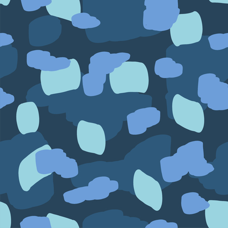 Beautiful abstract seamless pattern. Handcrafted artistic style. Perfect for textile, wrapping, web and all kind of decorative projects. Vector illustration.のイラスト素材