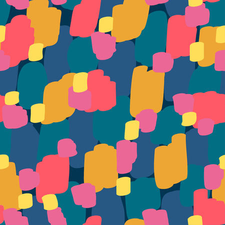 Beautiful abstract seamless pattern. Handcrafted artistic style. Perfect for textile, wrapping, web and all kind of decorative projects. Vector illustration.の写真素材