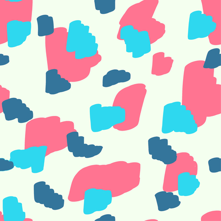Beautiful abstract seamless pattern. Handcrafted artistic style. Perfect for textile, wrapping, web and all kind of decorative projects. Vector illustration.の写真素材