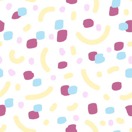 Beautiful abstract seamless pattern. Handcrafted artistic style. Perfect for textile, wrapping, web and all kind of decorative projects. Vector illustration.の写真素材