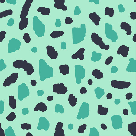 Beautiful abstract seamless repeating pattern. Hand painted artistic style with chaotic paint elements. Perfect for textile, wrapping, web and all kind of decorative projects. Vector illustration.のイラスト素材