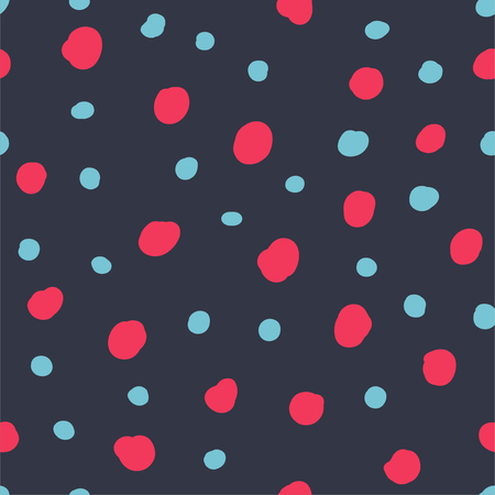 Beautiful abstract seamless repeating pattern. Hand painted artistic style with chaotic paint elements. Perfect for textile, wrapping, web and all kind of decorative projects. Vector illustration.のイラスト素材