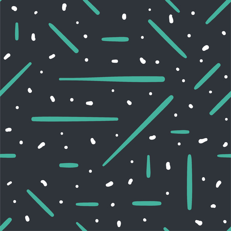 Beautiful abstract seamless repeating pattern. Hand painted artistic style with chaotic paint elements. Perfect for textile, wrapping, web and all kind of decorative projects. Vector illustration.のイラスト素材