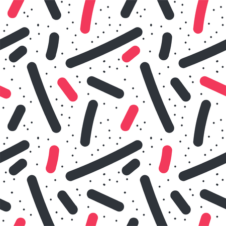 Beautiful abstract seamless repeating pattern. Hand painted artistic style with chaotic paint elements. Perfect for textile, wrapping, web and all kind of decorative projects. Vector illustration.のイラスト素材