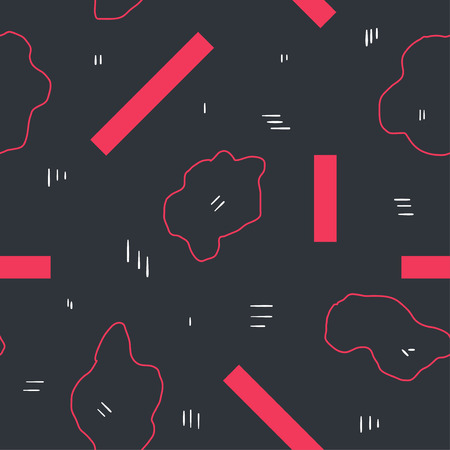 Unique abstract seamless repeating pattern. Geometric and hand drawn elements. Modern style. Perfect for textile, wrapping, print, web and all kinds of decorative projects. Vector illustration.の写真素材