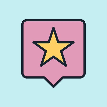 Net promoter score. Digital marketing concept illustration, flat design linear style banner.のイラスト素材