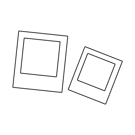 photography day moment memories line icon elementsのイラスト素材