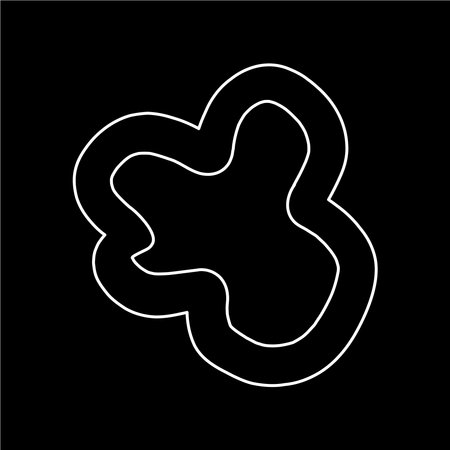 pepper sweet bulgarian piece line icon elementのイラスト素材
