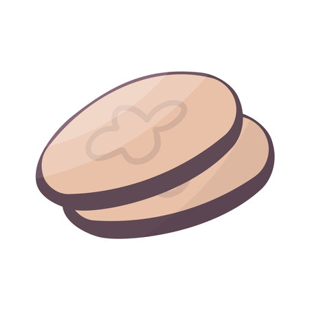 eggplant purple piece food vegetable icon elementのイラスト素材