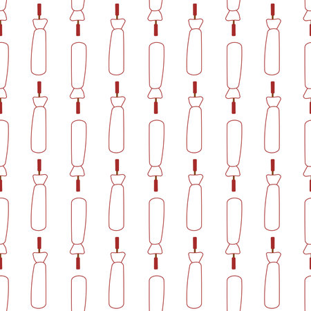 umbrella black closed line short pattern textileのイラスト素材