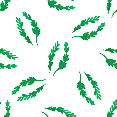 greens vector leaves grass pattern textiles greenのイラスト素材