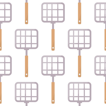 grill grate bbq fry cook pattern backgroundのイラスト素材
