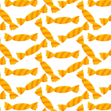 candy halloween sweet color joy pattern textileのイラスト素材