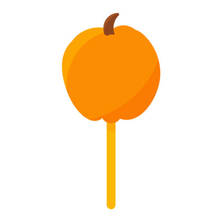 cakepops vector sweet halloween pumpkin scary iconのイラスト素材