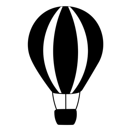 aerostat hot air balloon france flag flyのイラスト素材