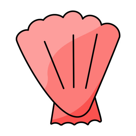 shell sea summer vacation colored seafood icon